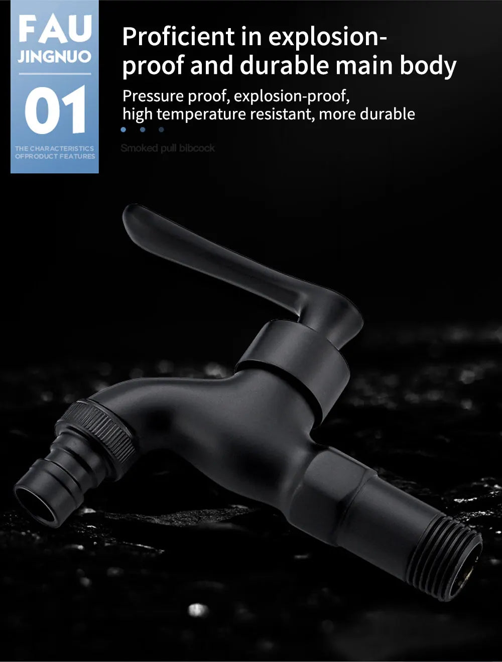 Cold Faucet Wall Outdoor Mop Pool Faucet Copper