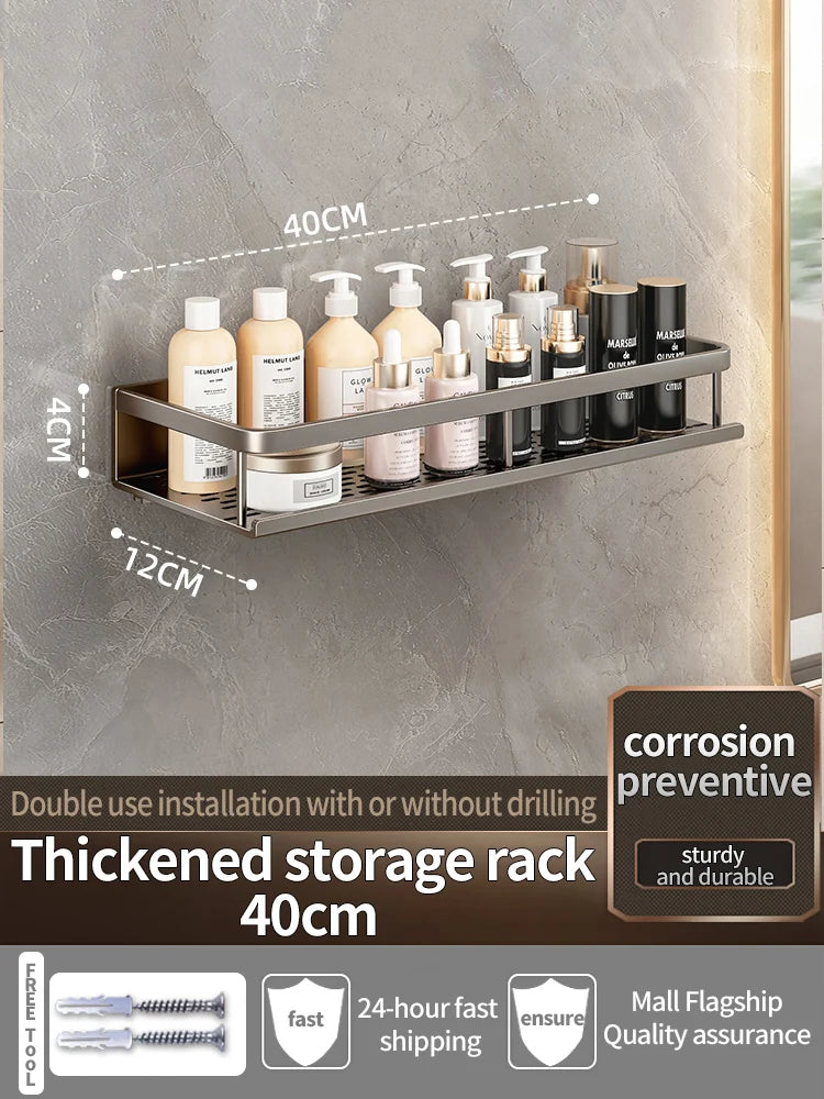 Bathroom Shelf Bathroom Towel Rack Shelves Wall Shower