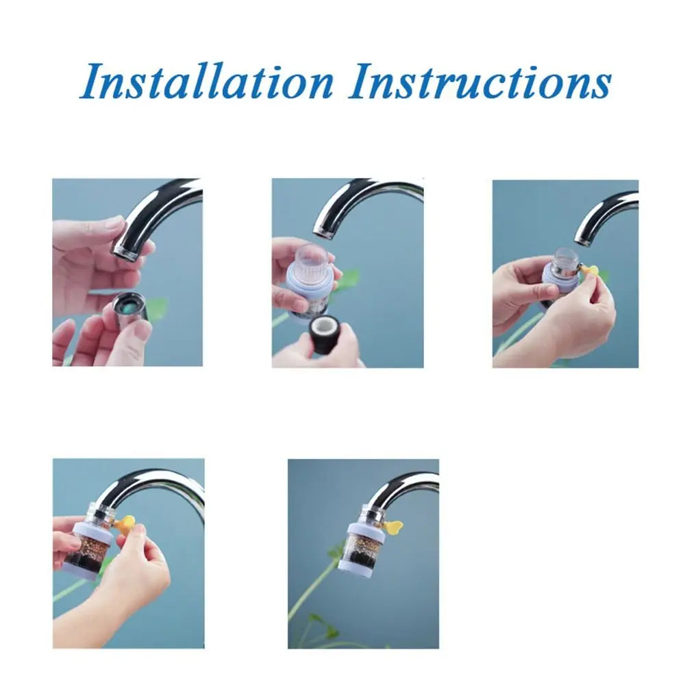 Universal Water Outlet Purifier Filter Tap Bathroom Shower