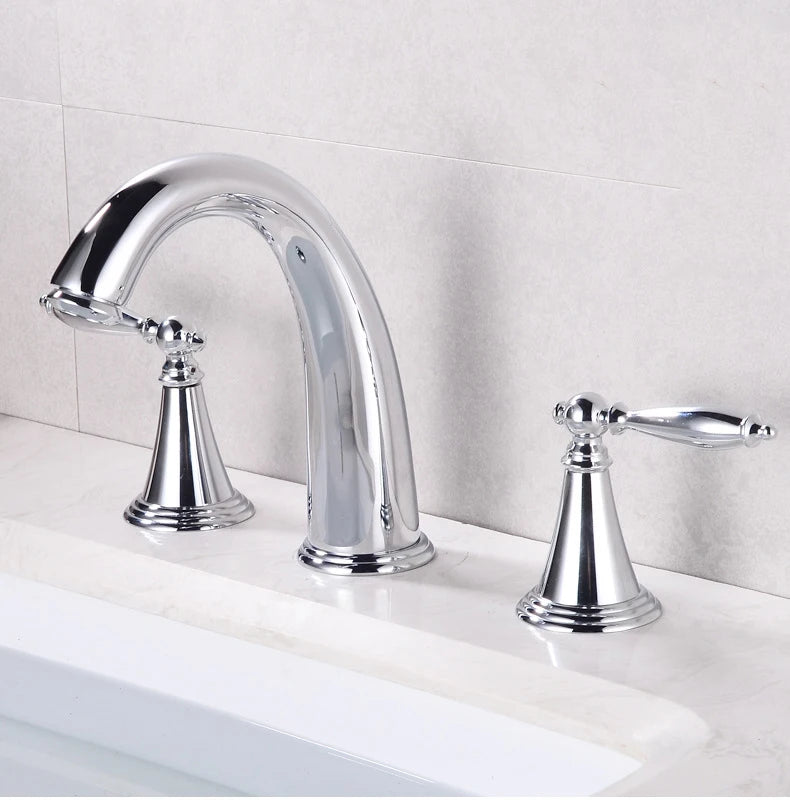 Basin Faucet Holes Dual Control Bathroom Sink Faucet