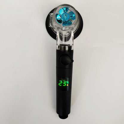 Led Digital Temperature Display Shower Head Modes Large