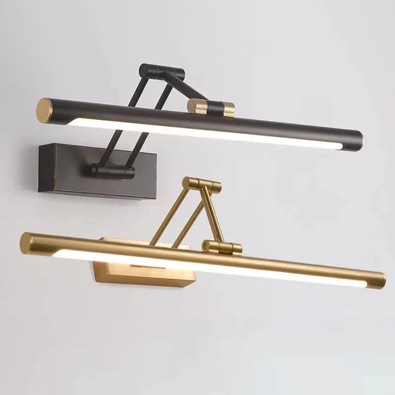 Mirror Front Light Bathroom Mirrors Cabinet Foldable Telescopic