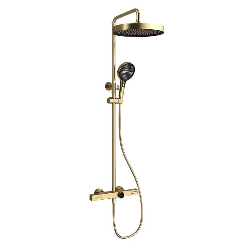 Vgx Thermostatic Shower System Gold Shower Luxury Bathroom