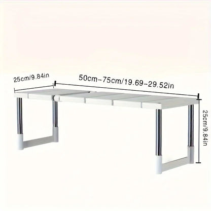 Adjustable Under Sink Storage Rack Expandable & Bathroom
