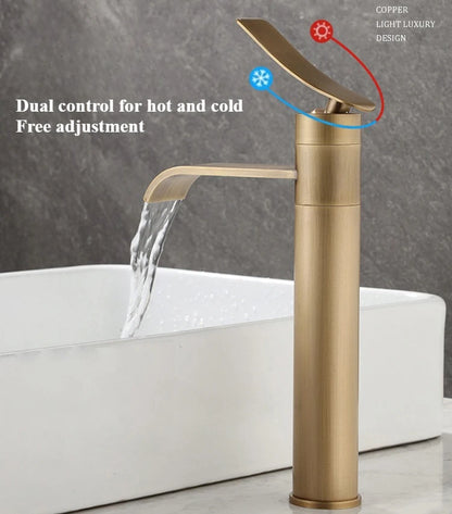 Antique Bronze Basin Faucets Bathroom Faucet & Cold