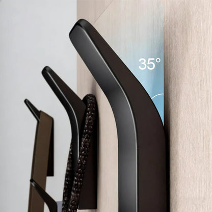 Black Matte Wall Hook Hanging Coat Rack Clothes