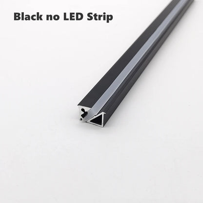 Ultra-Thin Hidden Recessed Cabinet Bar Light 45 Degree