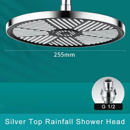 13cm Big Panel Shower Head High Pressure Rainfall