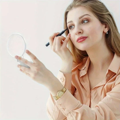 100pcs Mini Folding Makeup Mirror Circular Pocket Mirror