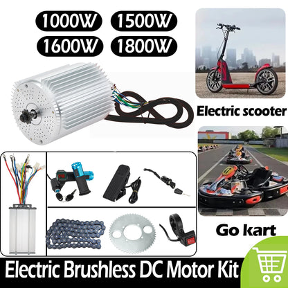 Kunray 1000w/1500w/1600w/1800w Electric Scooter Conversion Kits