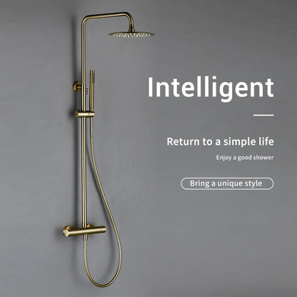 Thermostat Shower Mixer Valve Bathroom Thermostatic Faucet Wall