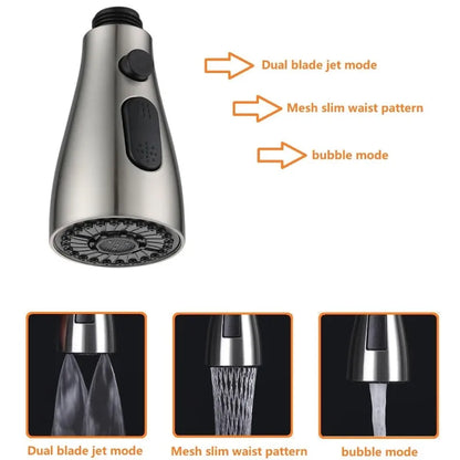 Multi-Functional Sink Faucet Spray Nozzle Head Tap In