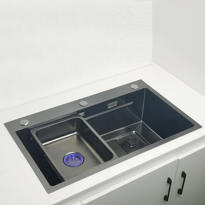 Nano Sink Matte Black Above Mount Washing Basin