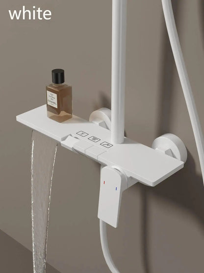 Rose Gold Bathroom Shower Cold Mixer Bath Shower
