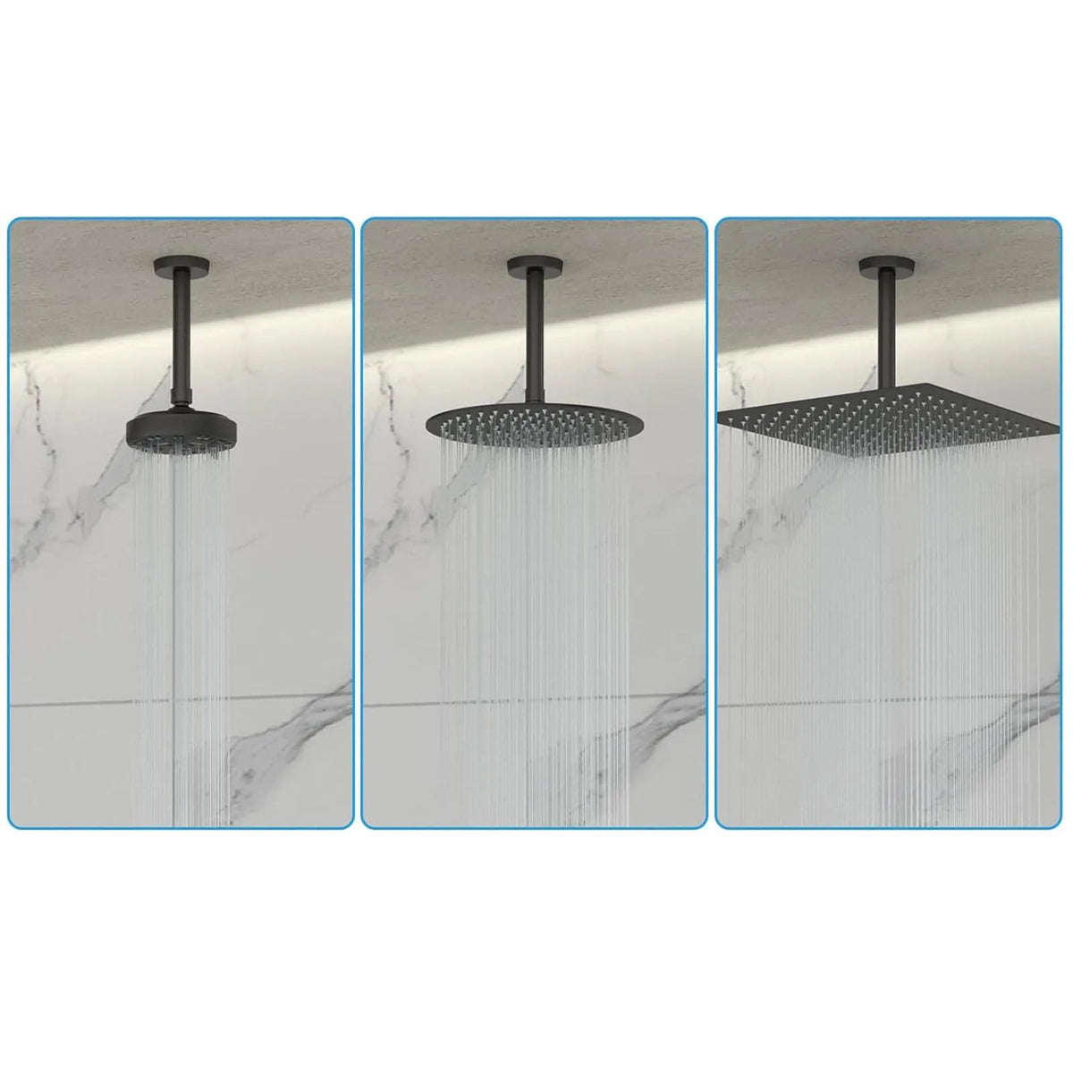 1pc Shower Arm Flange Ceiling Mount Rain Shower