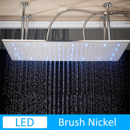 Luxury 80cm Rain Shower Head Chrome Big Top