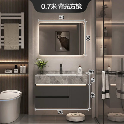 Paper Drawers Bathroom Cabinet Organizer Storage Mirror Toilet