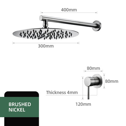 Bathroom Faucet Rose Gold Shower Wall Mounted 8/10/12