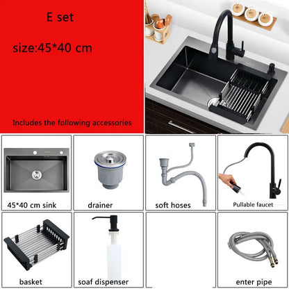 Small Sink Above Counter Or Udermount Vegetable Washing