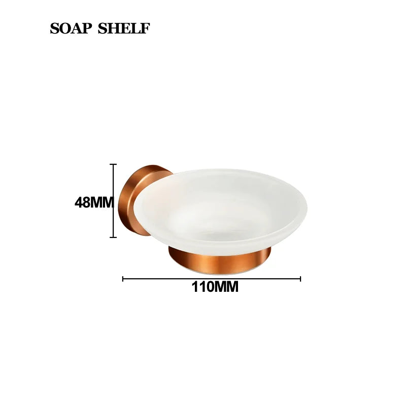High Quality Brushed Rose Gold Bathroom Pendant Towel