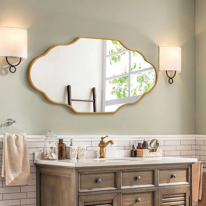 Irregular Wall Mirror Asymmetrical Mirror Wall 116 66