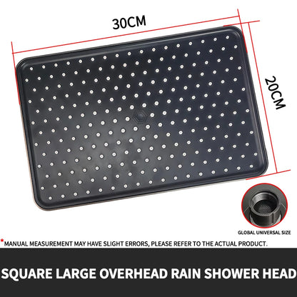 Air Boost High Pressure Large Overhead Rain Shower