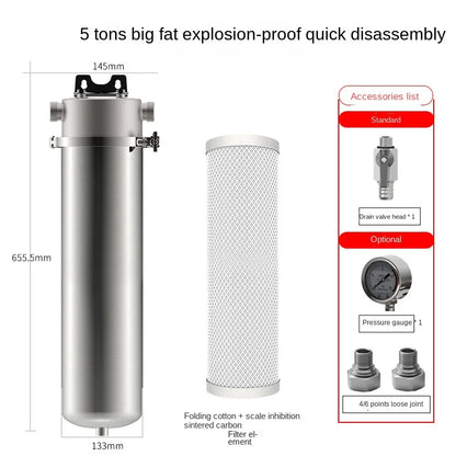 Explosion-Proof Commercial Tap Water Pre-Filter Water Purifier