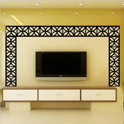 5/10cm Acrylic Wall Mirror Sticker Adhesive Living Room