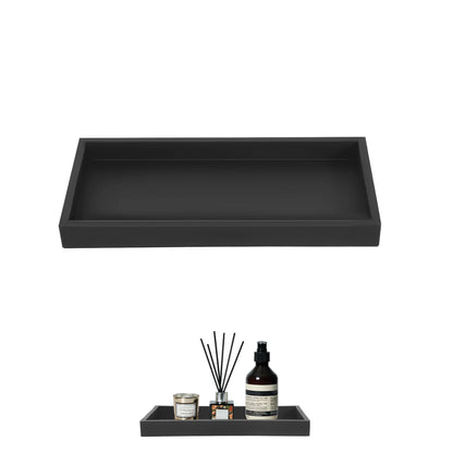 Bathroom Counter Tray Thickened Silicone Bathroom Vanity Tray