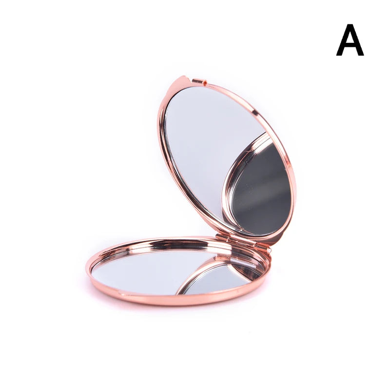 1pcs Cosmetic Magnifying Make Up Mirror Round Pocket