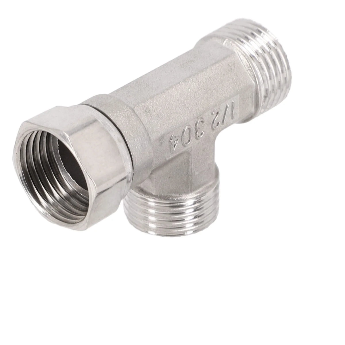 G1/2 Way T-Adapter Bathroom Shower Faucet Water Splitter