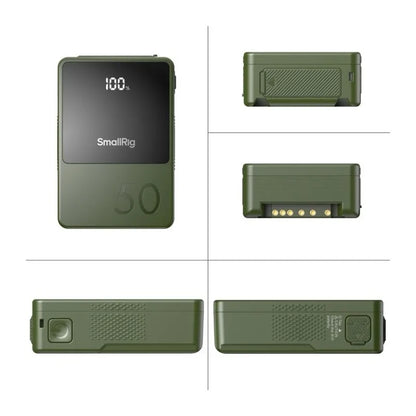 Smallrig Vb99/Vb50 V-Mount Battery Fast Charging 6800mah/3400mah