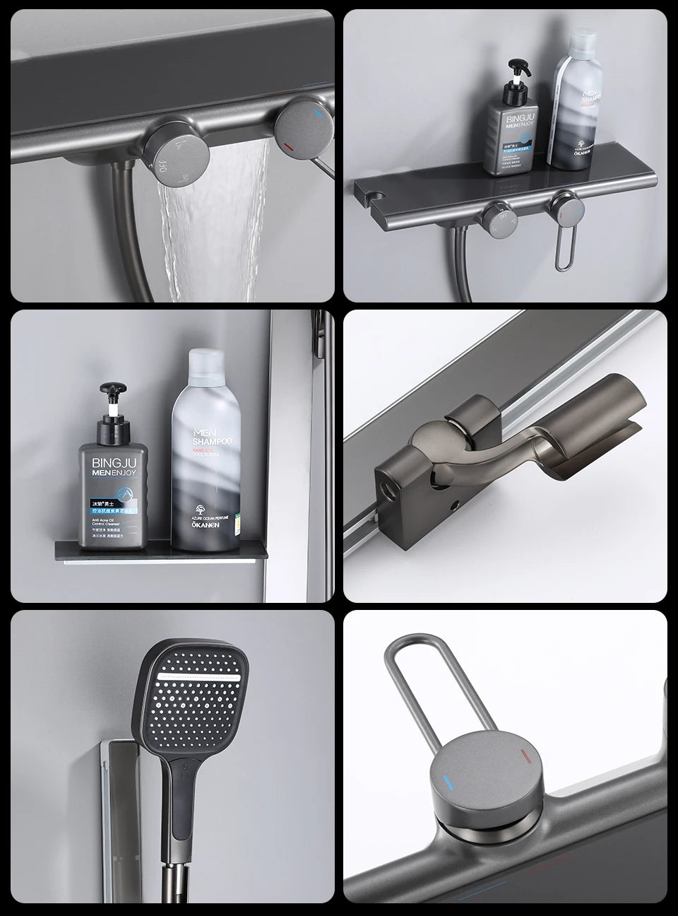 Vgx Simple Shower Lifting Bar Bathtub Shower Faucet