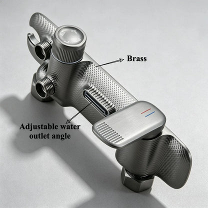 Four Ways Water Outlet Bathroom Shower System Wall