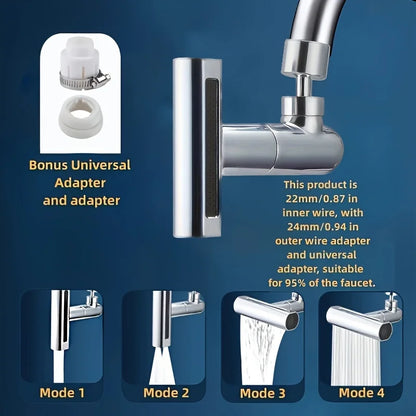 In Sink Faucet Universal Swivel Shower Head Splash
