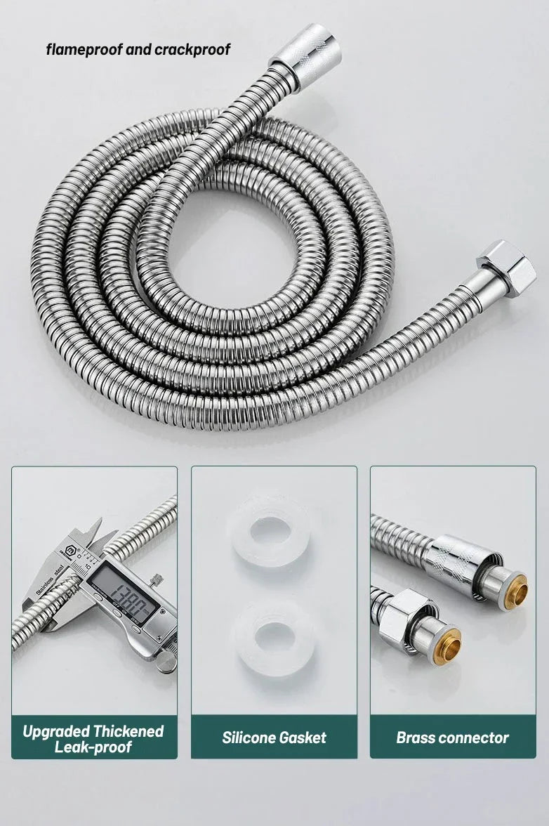 1-4pcs High Quality Bathroom High Pressure Rain Shower