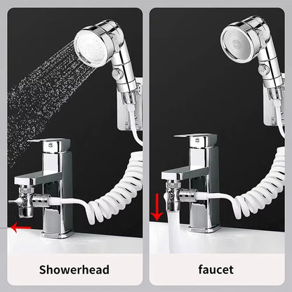 Shower Faucet Handheld Shower Head Spray Tap Extender