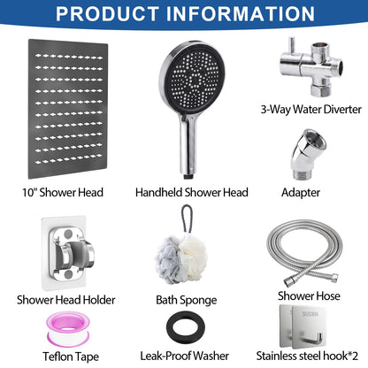Shower Head Rain Shower Head Handheld Spray Combo