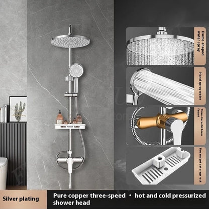 Pressure Water Massage Shower Water Saving Shower System