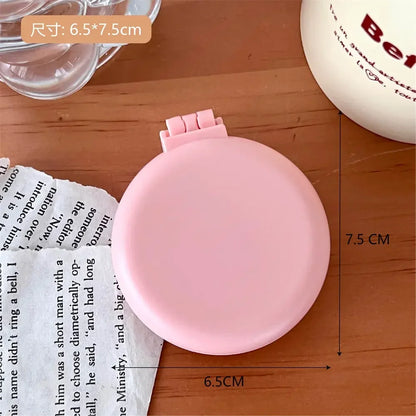 Cute Cartoon Foldable Comb Makeup Mirror Air Cushion