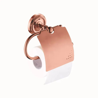 Bathroom Rose Gold Bath Towel Towel Ring Carved