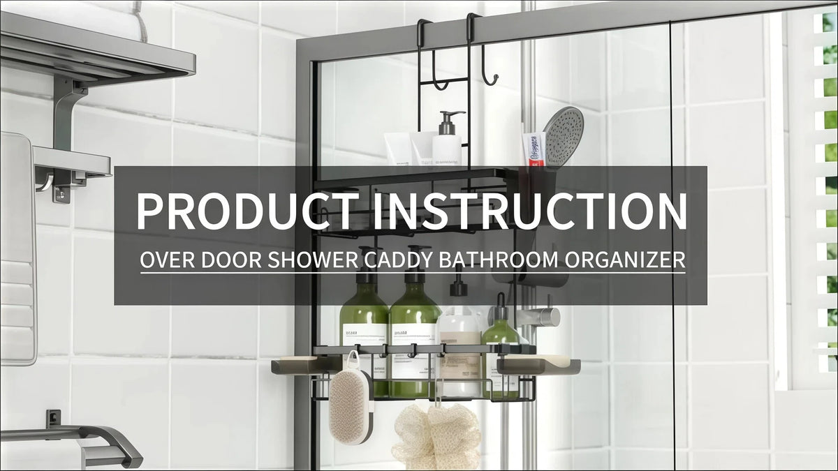 Shower Caddy Adhesive No Drill Bathroom Shower Organizers