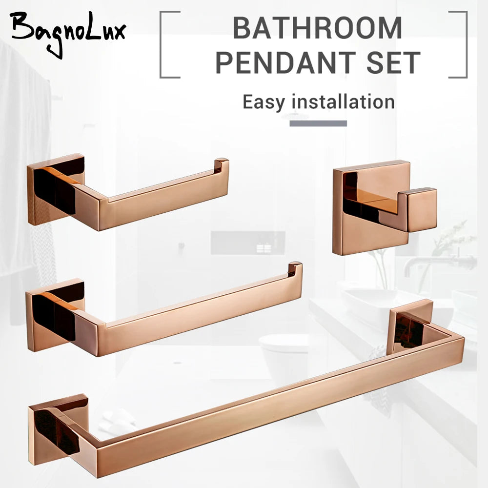 Bagnolux Rose Gold Stainless Steel Beautiful Wall Hook