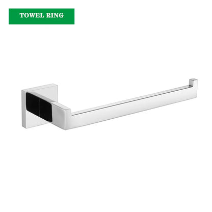 Bathroom Matte Black Wall Shelf Toilet Roll Paper