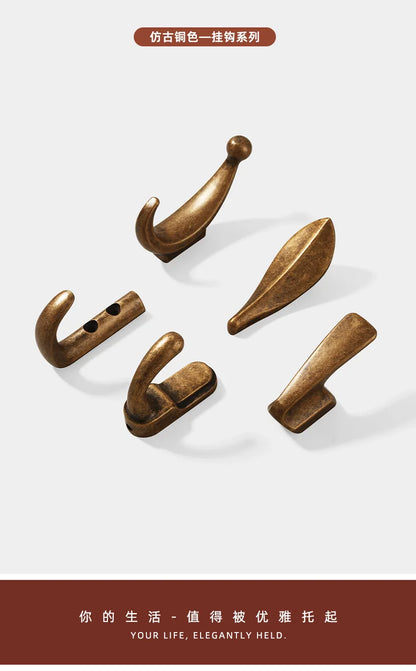 Yutoko Hook Moon Antique Wall Hanging Clothes Hook