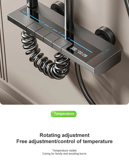 Bathroom Piano Key Ways Water Outlet Luxury Shower