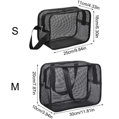 Mesh Shower Caddy Tote Large Capacity Toiletry Organizer
