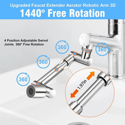 Retractable Universal 1440 Swivel Robotic Arm Swivel Extension