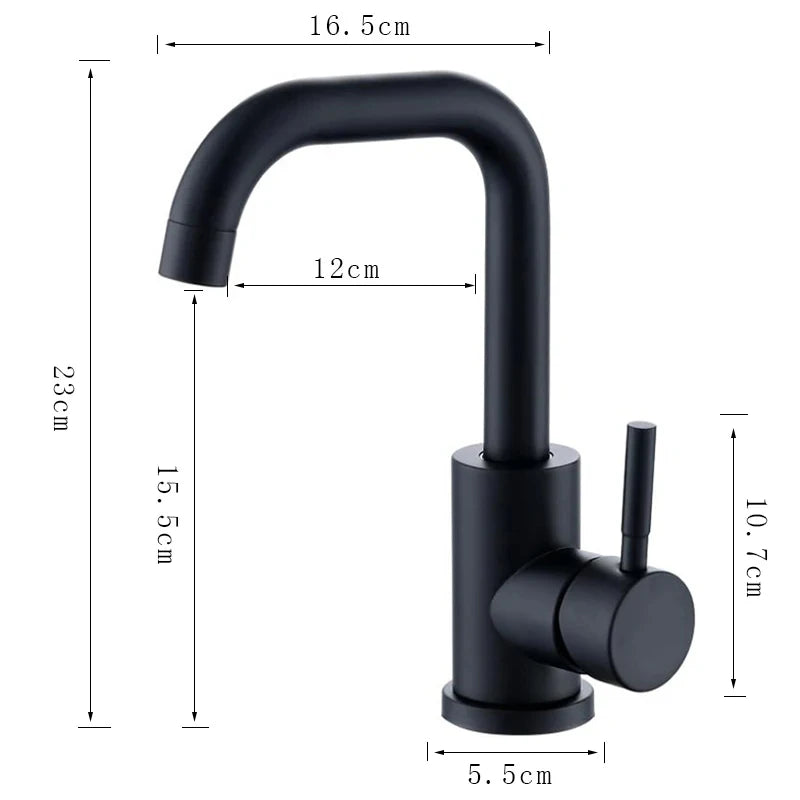 Bathroom Basin Faucet 304 Stainless Steel Cold Wash