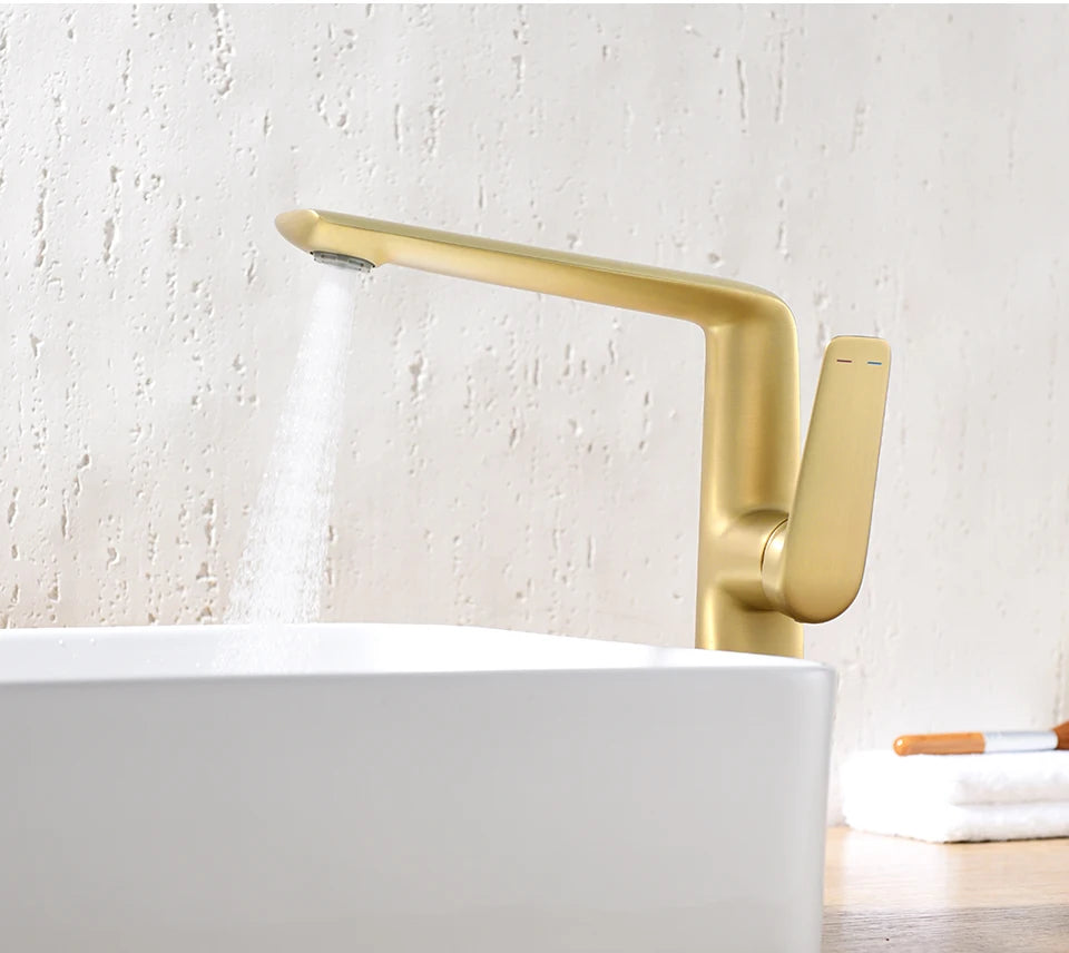 Vgx Luxury Gold Bathroom Faucets High Basin Mixer